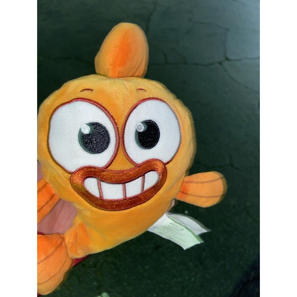Nickelodeon Baby Shark's Big Show Fin Friend William 7” Orange Goldfish Plush